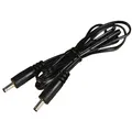 Produktbild: DC-Verbindungskabel, 3,5 x 1,35mm Hohlstecker - 3,5 x 1,35mm Hohlstecker, 1,0m, schwarz