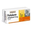 Produktbild: Folsäure-Ratiopharm 5 mg Tabletten 50 St