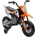 Produktbild: Aiyaplay - Kinder Elektro-Motorrad, 12V Kindermotorrad mit Musik, Kinderfahrzeug mit abnehmbar Trainingsrädern, 2,4-5 km/h, für 3-6 Jahre Kinder,