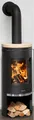 Produktbild: JUSTUS Kaminofen Faro 2.0, 6 kW, Zeitbrand