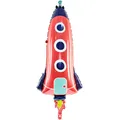 Produktbild: Folienballon Rakete 44x115cm heliumgeeignet Kinder Weltraum Party