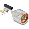 Produktbild: Delock N Stecker zum Crimpen LMR 200mit passendem Schrumpfschlauch (Stecker und Verbinder) (91766)