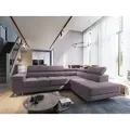 Produktbild: Masseno Ecksofa SELVA R-S mit Schlaffunktion L-Form, Sofa mit Bettkasten, Wohnzimmersofa, Couch, Soffa, Bettsofa, Couchgarnitur- Lila, MONOLITH 62 - Lila