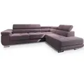 Produktbild: Masseno Ecksofa, Lila, Holz, 5-Sitzer, L-Form,L-Form, 275x202 cm, Wohnzimmer, Sofas & Couches, Wohnlandschaften, Ecksofas