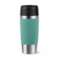Produktbild: Emsa Thermobecher Travel Mug Classic Petrol, 360 ml, Edelstahl, PP, Silikon blau