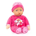 Produktbild: Bayer Design 93029AC Babypuppe, Spielpuppe, Kuschelpuppe, weich, ca. 30 cm, Rosa, Einhorn
