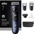 Produktbild: Braun Braun Series 7 Beard Trimmer BT7520 Bartschneider, Präzisions Trimmer Schwarz, Blau