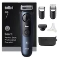 Produktbild: Braun Series 7 Beard Trimmer BT7520 244909 Akku/Netz deep blue metallic 6 Aufsät