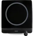 Produktbild: Domo DO30111KP, Schwarz, Arbeitsplatte, 25.3 cm, Keramik, Keramik, 1 Zone(n)