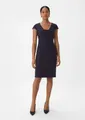 Produktbild: comma Minikleid Kleid Elegantes Etuikleid mit Kappärmeln