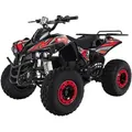 Produktbild: Actionbikes Motors Elektro Kinderquad S-10 - 1000 Watt - Pocketquad (Schwarz/Rot) - Rot