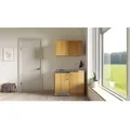 Produktbild: FlexWell Miniküche, Buche, Holzwerkstoff, 1 Schublade(n) Schubladen, einmalig seitenverkehrt montierbar, nur wie online abgebildet bestellbar, 100 cm, links aufbaubar, rechts aufbaubar, Küchen, Miniküchen