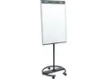 Produktbild: Mobiles Flipchart Legamaster Sketch Easy, magnetische Tafel, Rundfuß, inkl. Abschlageschale, B 680 x H 1050 mm, schwarz-weiß