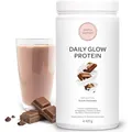 Produktbild: pretty woman® Daily Glow Eiweiss Protein Pulver für Frauen „Dutch Chocolate“ 420 g/Low Carb Shake mit Vitaminen & Mineralien, Biotin & Folsäure - nur 0,5g Zucker pro Portion