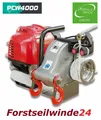 Produktbild: Forstseilwinde Spillwinde PCW4000 / Benzin Seilwinde Motorwinde / NEU 2021
