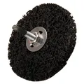 Produktbild: BGS Abrasiv-Schleifscheibe schwarz Ø 100 mm Aufnahmebohrung 8 mm (3978)