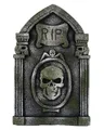 Produktbild: Horror-Shop Dekoobjekt R.I.P. Grabmal als Halloween Grabstein mit Totensc