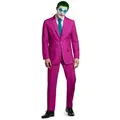 Produktbild: SuitMeister Partyanzug Ruby Red Joker Kostüm Anzug - Halloween Karneval, Kein Joke: dieser Anzug lässt sich auch im Alltag tragen! rot XXL