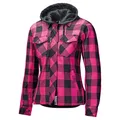 Produktbild: Held Lumberjack II Damen-Flanellhemd, schwarz-pink, Gr. M