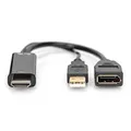 Produktbild: DIGITUS AK-330101-002-S DisplayPort 1.2/HDMI Adapter