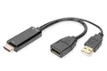 Produktbild: AK-330101-002-S DIGITUS 4K HDMI Adapter auf DisplayPort ~D~