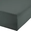 Produktbild: BoxspringbettSpannbettlaken Freising ElasthanJerseyStretch  anthrazit Größe 1...