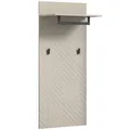 Produktbild: Garderobenpaneel NOTES - sandbeige matt - 2 Haken