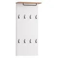 Produktbild: Hakenpaneel - weiß matt - Eiche - 111 cm hoch