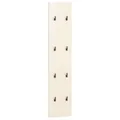Produktbild: Hakenpaneel - cremebeige - 8 Haken - 109 cm hoch