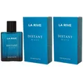 Produktbild: La Rive Distant Wave 2 x 100 ml Eau de Toilette EDT Set Herrenduft Herren Duft