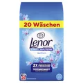 Produktbild: Procter & Gamble Service GmbH Lenor Waschmittel Pulver Aprilfrisch, 20 Wäschen, Schnell auflösendes Vollwaschmittel für langanhaltende Frische, 1 Packung = 1,2 kg, für ca. 20 Waschladungen 8700216288255