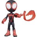 Produktbild: SPIDEY AND HIS AMAZING FRIENDS Marvel Miles Morales Figur, 10 cm große Action-Figur und 1 Accessoire, ab 3 Jahren