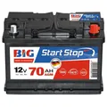 Produktbild: Autobatterie Start-Stop 12V 70Ah 800A BIG AGM Batterie Automatik statt 68Ah 65Ah