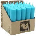 Produktbild: Stabkerzen aus Paraffin, 100/22 mm, Türkis, KERZENFARM HAHN, Brenndauer ca. 4h, 25 Stück pro Verpackung