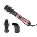 Produktbild: VITALmaxx Stylingbürste mit 3 Aufsätze | Lockenstab, Föhn & Glätteisen in einem | 2 Geschwindigkeitsstufen & 3 unterschiedliche Hitzestufen | 360° drehbares Kabel [anthrazit/rosegold]