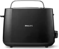 Produktbild: Philips Toaster 2 Scheiben 8 Stufen Brötchenaufsatz Auftaufunktion Schwarz