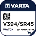 Produktbild: 10x Varta Watch V 394 Uhrenzelle Knopfzelle SR936SW 67 mAh Silber-Oxid 1 er BL