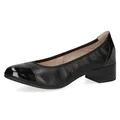Produktbild: CAPRICE Comfort Damen Pumps Kleiner Absatz Elegant, Schwarz (Black Nappa), 40 EU