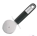 Produktbild: FACKELMANN Pizzaschneider 18 cm aus Edelstahl Pizzaroller Pizza Messer SENSE