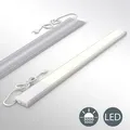 Produktbild: B.K.LICHT LED Lichtleiste, silber (weiß, silberfarben), 1, H: 1,3cm, Leuchten, LED Unterbaulampe Lichtleiste Küchen-Lampe Beleuchtung inkl. 10W