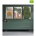 Produktbild: ABERTO DESIGN 3er-Set: Leinwanddrucke - (L)70 x (B)45 cm