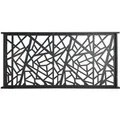 Produktbild: Dekor-Aluminiumzaun Amsterdam 200 cm x 100 cm Anthrazit