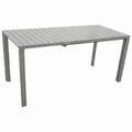 Produktbild: DEGAMO Gartentisch Ausziehtisch BAGO 120/162x70cm, Aluminium Silbergrau, Outdoor wetterfest