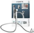 Produktbild: Schütte Waschbeckendusche, (Set, 3-tlg), Waschbeckenhandbrause mit Wandhalterung+Schlauch (150cm) und Adapter
