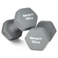 Produktbild: NeoprenDipHantelset, 2 x 10 kg, Grau