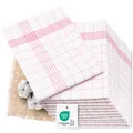 Produktbild: 12er Set Geschirrtücher Halbleinen in 50x70 cm - super saugstarke und fusself...