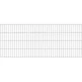 Produktbild: Doppelstab-Gittermatte, Typ 6/5/6, ohne Überstand, Breite 2000 mm x Höhe 800 mm, Feuerverzinkt - Silber