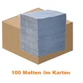 Produktbild: New Pig Absorptionsmatte PIG BLUE® Saugmatte im Karton 100 Matten Abmessung 38 cm x 48 cm, Absorbiert 91 L je Karton BLU100