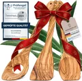 Produktbild: GOLDENBERG® Premium Kochlöffel Set - Made in Europe - feinstes Olivenholz aus Italien - robust, langlebig & antibakteriell -Kochlöffel Holz & Pfannenwender Holz - Kochbesteck Set