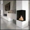 Produktbild: Kratki Gaskamin LEO 45 / 68 rechts Erdgas ∅ 100/150 5,8kW - modern & effizient